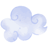 watercolor chinese cloud. png
