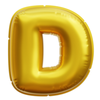 Alphabet D 3d Icon Illustrations png