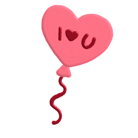 enamorado elemento con acrílico pintar png