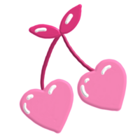 valentine element with acrylic paint png