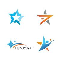 Star logo vector design template