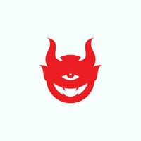 Devil logo symbol vector template