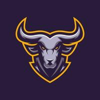 goat head e-sport logo vector illustration
