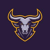 goat head e-sport logo vector illustration