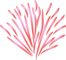 The firework red color PNG