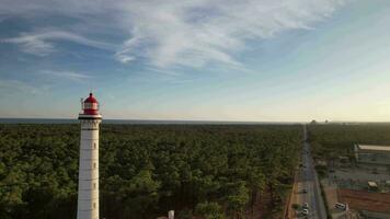 Vila Real de Santo Antonio Lighthouse, Algarve, Portugal video