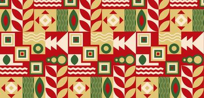 Geometric vector pattern in Scandinavian style. Graphic design background illustration.