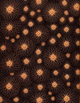 AI generated abstract background with line and node for desktop wallpaper photo