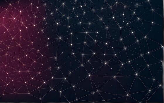 AI generated abstract background with line and node for desktop wallpaper photo