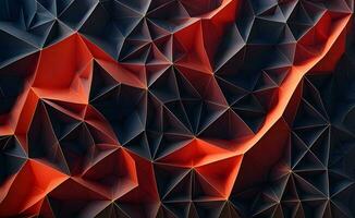 AI generated abstract 3d rendering background for desktop wallpaper photo