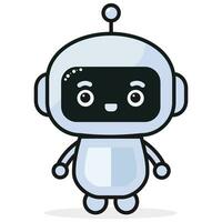 Friendly Robot Buddy vector