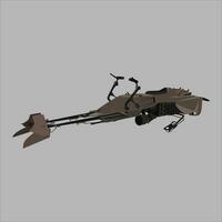 Speeder Bike Starwars vector