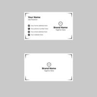 Modern Creative Clean Elegant Awesome Business Card Print Design vector
