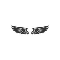 Eagle Falcon Hawk Bird Angel Wings Illustration Design Vector