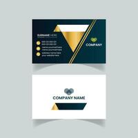 Stylish Creative Modern Business Card Design vector