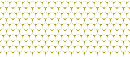 gold hexagon decoration retro wrap paper pattern design background vector