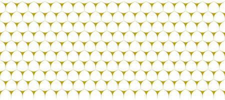 gold hexagon decoration retro wrap paper pattern design background vector