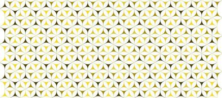 golden hexagonal retro vintage wrap paper pattern design background vector