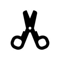 Scissors icon for cutting tools vector