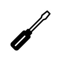 Screwdriver icon for repair tools vector