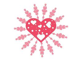 Cool Valentine's Day Decorative symmetry vector design