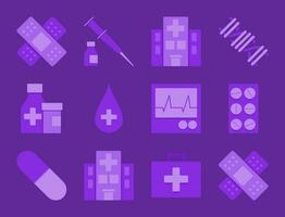 Medical Icons in for any purposes. Perfect for any your project and pixel perfect Icons. Suitable for any user interface and user experience. vector