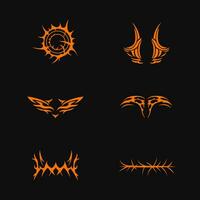 Fifth Tribalism Shapes vector