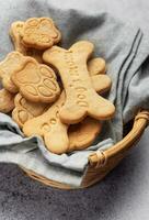 Homemade dog biscuits photo