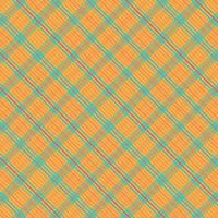 Tartan plaid pattern with texture and summer color. vector