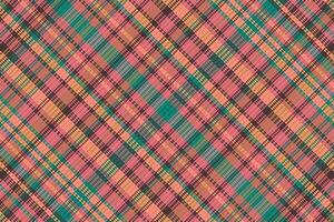 Tartan plaid pattern with texture and summer color. vector