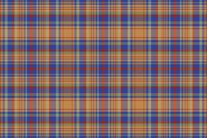 Tartan plaid pattern with texture and summer color. vector