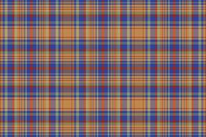 Tartan plaid pattern with texture and summer color. vector