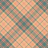 Tartan plaid pattern with texture and summer color. vector