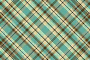 Tartan plaid pattern with texture and summer color. vector