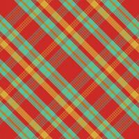 Tartan plaid pattern with texture and summer color. vector