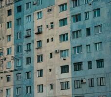 antiguo Soviético casas en batumi, Georgia foto