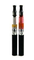 electronic cigarettes on white photo