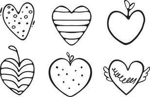 valentine's day coloring pages vector