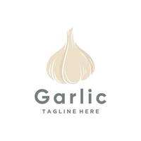 Vector garlic design element icon vector with creative concept modern