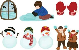 Winter set element vector