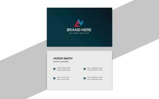 Free Business Card Design Template vector