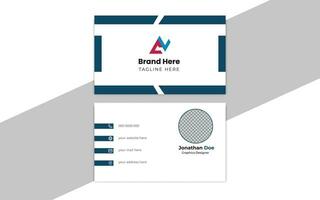 Free Business Card Design Template vector