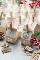 Advent calendar, Christmas gifts photo