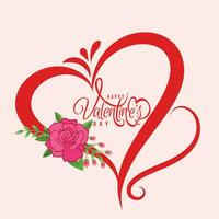 Free vector happy valentines day celebration design