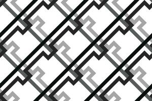 Retro black and white geometric seamless pattern background vector