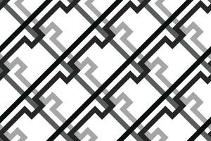 Retro black and white geometric seamless pattern background vector