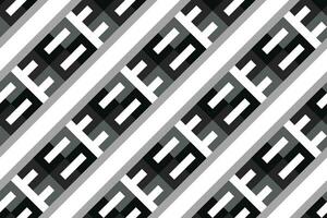 Retro black and white geometric seamless pattern background vector