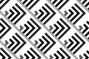 Retro black and white geometric seamless pattern background vector