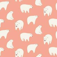 CUTE ANIMAL PATTERN DESIGN.  CUTE ANIMAL SEAMLESS PATTERN vector