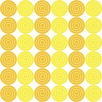 Yellow circle pattern. Circle vector seamless pattern. Decorative element, wrapping paper, wall tiles, floor tiles, bathroom tiles.
